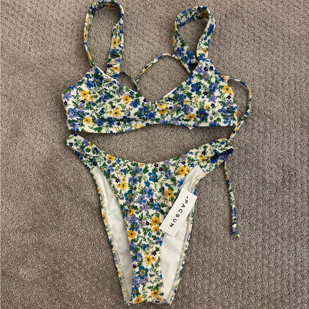 PacSun Multicolor Floral Bikini
